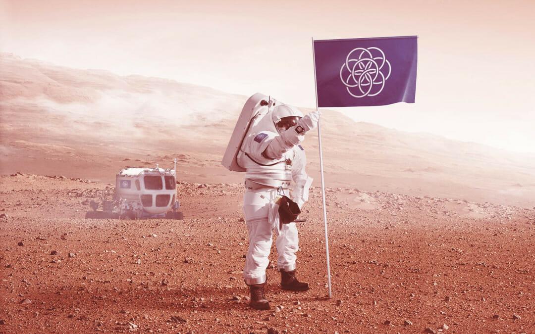 Uma proposta de bandeira para representar a Terra nas futuras missões espaciais