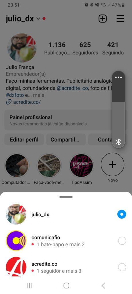 instagram-selecione-contas-acredite co