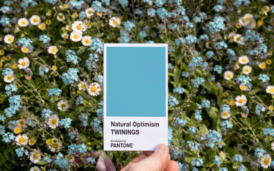 Natural Optimism, nova cor pantone criada em parceria com Twinings