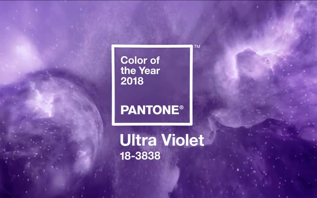 Pantone® Ultra Violet é a cor do ano de 2018