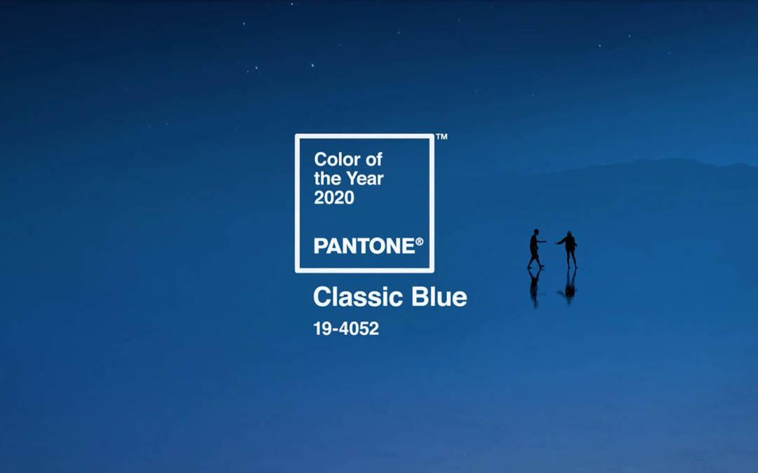 Pantone® Classic Blue é a cor do ano de 2020