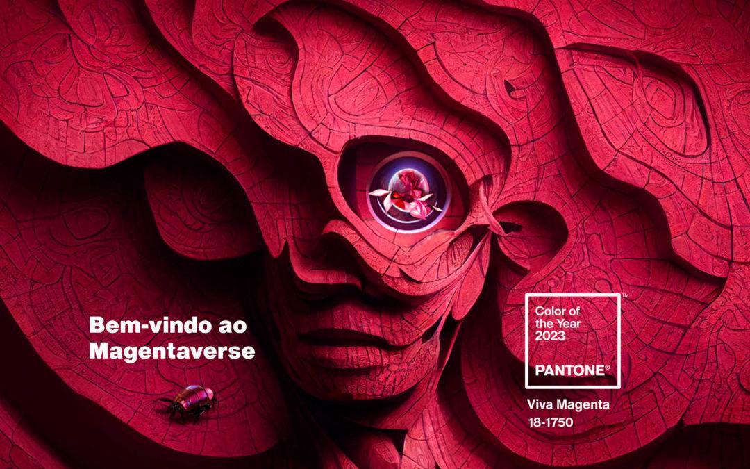 Pantone® Viva Magenta – Cor do ano pantone 2023